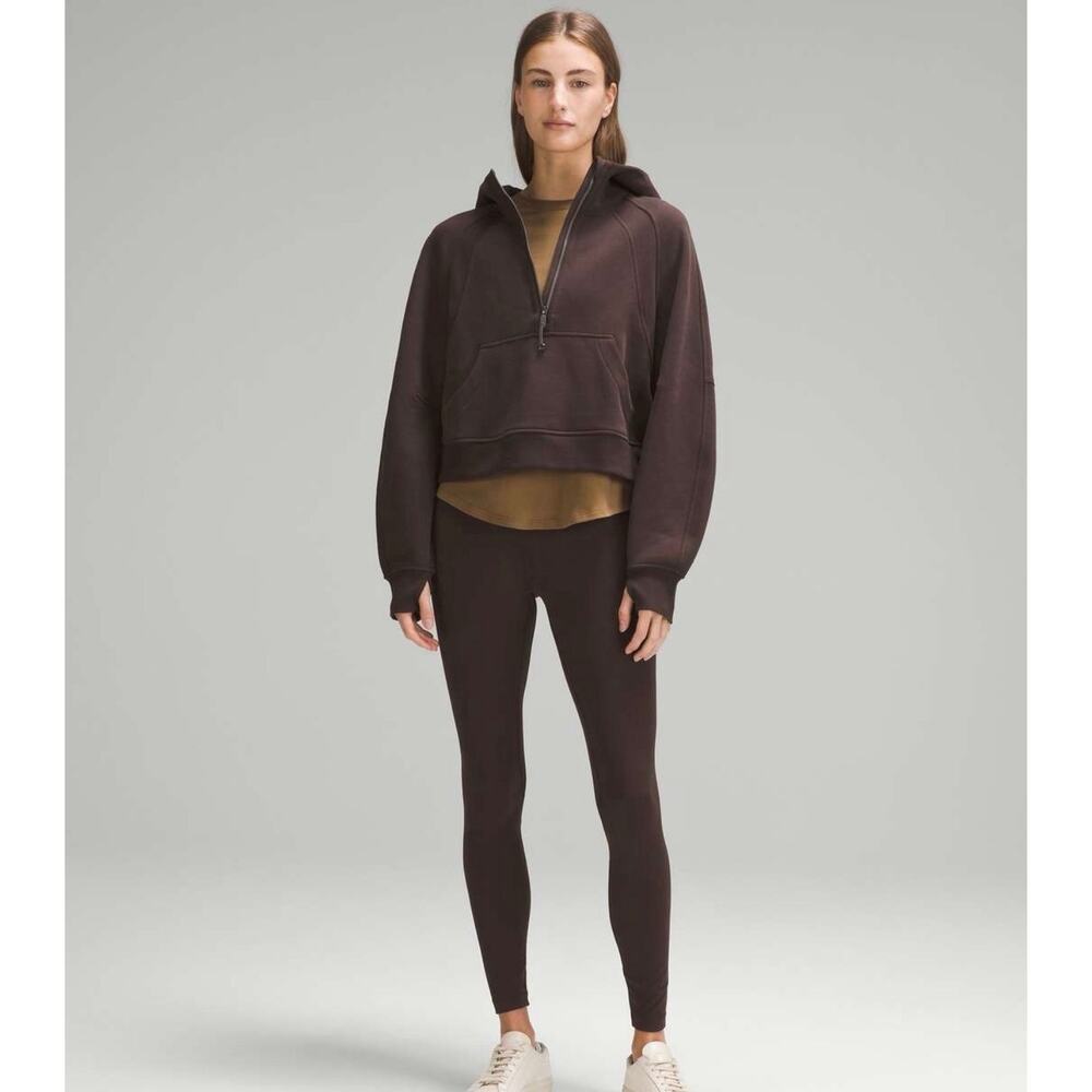 Lululemon Scuba Oversized Half-Zip Hoodie – Espresso – M/L